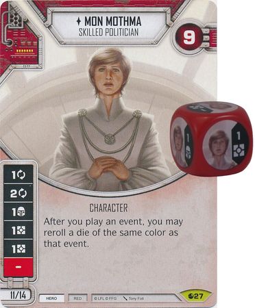 Mon Mothma Skilled Politician 27 Rare Includes Premium Die Mon Mothma Skilled Politician 27 Rare Includes Premium Die