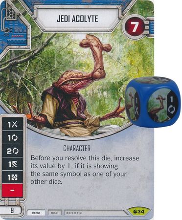 Jedi Acolyte 34 Rare Includes Premium Die Jedi Acolyte 34 Rare Includes Premium Die