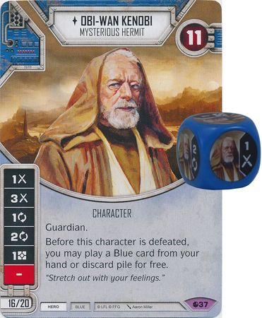 Obi Wan Kenobi Mysterious Hermit 37 Legendary Includes Premium Die Obi Wan Kenobi Mysterious Hermit 37 Legendary Includes Premium Die