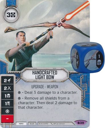 Handcrafted Light Bow 39 Legendary Includes Premium Die Star Wars Destiny Spirit of Rebellion Singles Handcrafted Light Bow 39 Legendary Includes Premium Die Star Wars Destiny Spirit of Rebellion Singles