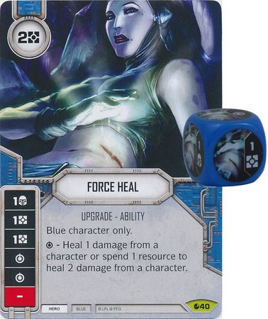 Force Heal 40 Rare Includes Premium Die Star Wars Destiny Spirit of Rebellion Singles Force Heal 40 Rare Includes Premium Die Star Wars Destiny Spirit of Rebellion Singles