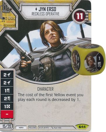 Jyn Erso Reckless Operative 44 Rare Includes Premium Die Star Wars Destiny Spirit of Rebellion Singles Jyn Erso Reckless Operative 44 Rare Includes Premium Die Star Wars Destiny Spirit of Rebellion Singles