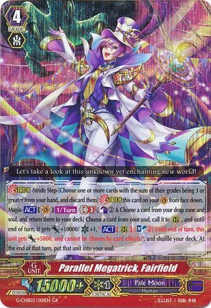 Parallel Megatrick Fairfield G CHB03 001EN Generation Rare GR Parallel Megatrick Fairfield G CHB03 001EN Generation Rare GR