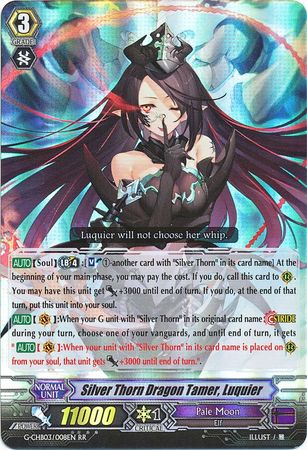 Silver Thorn Dragon Tamer Luquier G CHB03 008EN Double Rare RR Silver Thorn Dragon Tamer Luquier G CHB03 008EN Double Rare RR
