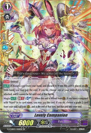 Lovely Companion G CHB03 010EN Double Rare RR Lovely Companion G CHB03 010EN Double Rare RR