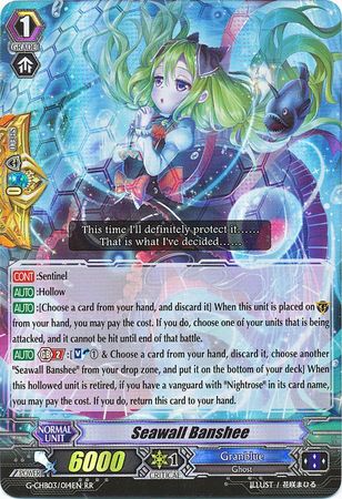 Seawall Banshee G CHB03 014EN Double Rare RR G Character Booster 3 Rummy Labyrinth Under the Moonlight Singles Seawall Banshee G CHB03 014EN Double Rare RR G Character Booster 3 Rummy Labyrinth Under the Moonlight Singles