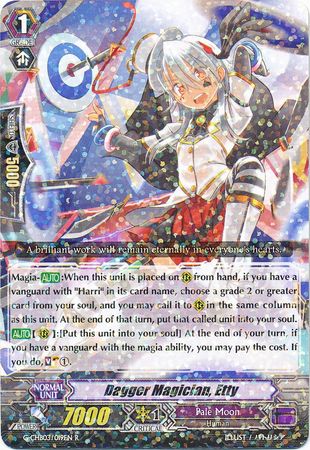 Dagger Magician Ety G CHB03 019EN Rare R Dagger Magician Ety G CHB03 019EN Rare R
