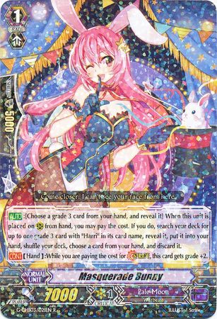 Masquerade Bunny G CHB03 021EN Rare R Masquerade Bunny G CHB03 021EN Rare R