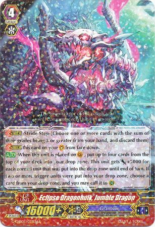 Eclipse Dragonhulk Jumble Dragon G CHB03 023EN Rare R Eclipse Dragonhulk Jumble Dragon G CHB03 023EN Rare R