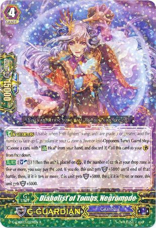 Diabolist of Tombs Negromode G CHB03 024EN Rare R Diabolist of Tombs Negromode G CHB03 024EN Rare R