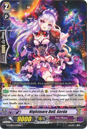 Nightmare Doll Gerda G CHB03 034EN Common C Nightmare Doll Gerda G CHB03 034EN Common C