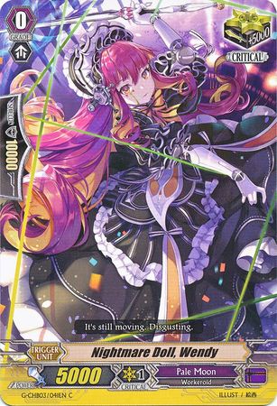 Nightmare Doll Wendy G CHB03 041EN Common C Nightmare Doll Wendy G CHB03 041EN Common C