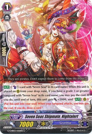 Seven Seas Shipmate Nightalert G CHB03 052EN Common C Seven Seas Shipmate Nightalert G CHB03 052EN Common C