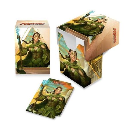 Ultra Pro MTG Amonkhet Nissa Steward of Elements Full View Deck Box UP86550 Ultra Pro MTG Amonkhet Nissa Steward of Elements Full View Deck Box UP86550