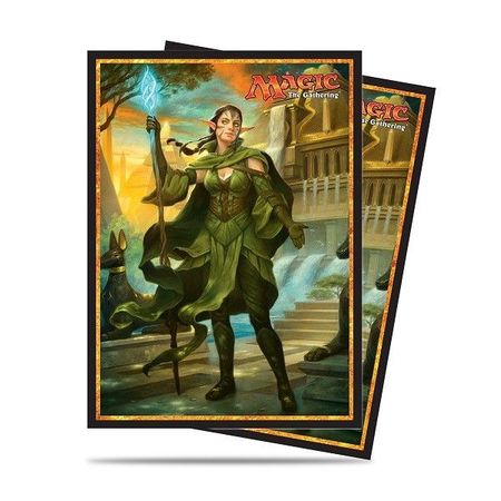 Ultra Pro MTG AKH Nissa Steward of Elements 80ct Standard Sized Sleeves UP86547 Sleeves Ultra Pro MTG AKH Nissa Steward of Elements 80ct Standard Sized Sleeves UP86547 Sleeves
