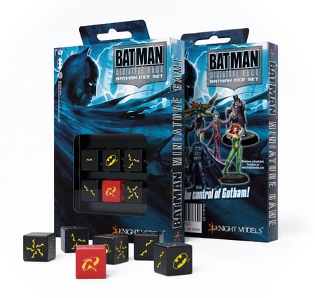 Batman Miniature Game Batman Set of 6 D6 Dice Q Workshop ACC0031 Dice Life Counters Tokens Batman Miniature Game Batman Set of 6 D6 Dice Q Workshop ACC0031 Dice Life Counters Tokens