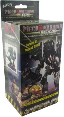 Dark Age 2002 Preview Pack Mechwarrior Dark Age 2002 Preview Pack Mechwarrior