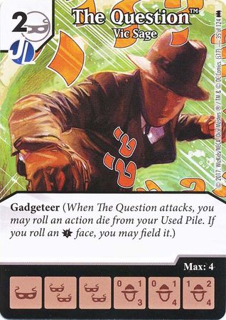 The Question Vic Sage 35 124 Common DC Dice Masters Batman Singles The Question Vic Sage 35 124 Common DC Dice Masters Batman Singles