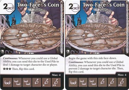 Two Face s Coin 50 50 38 124 Common DC Dice Masters Batman Singles Two Face s Coin 50 50 38 124 Common DC Dice Masters Batman Singles