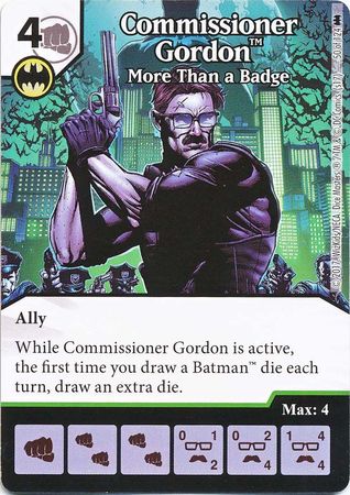 Commissioner Gordon More Than a Badge 50 124 Uncommon DC Dice Masters Batman Singles Commissioner Gordon More Than a Badge 50 124 Uncommon DC Dice Masters Batman Singles