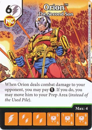 Orion The Second Son 65 124 Uncommon DC Dice Masters Batman Singles Orion The Second Son 65 124 Uncommon DC Dice Masters Batman Singles