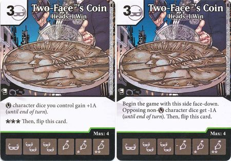 Two Face s Coin Heads I Win 78 124 Uncommon Two Face s Coin Heads I Win 78 124 Uncommon