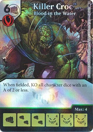 Killer Croc Blood in the Water Foil 61 124 Uncommon Killer Croc Blood in the Water Foil 61 124 Uncommon