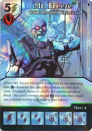 Mr Freeze Cold Blooded Criminal Foil 63 124 Uncommon Mr Freeze Cold Blooded Criminal Foil 63 124 Uncommon