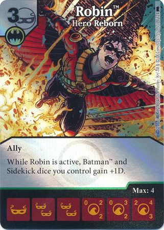 Robin Hero Reborn Foil 71 124 Uncommon DC Dice Masters Batman Foil Singles Robin Hero Reborn Foil 71 124 Uncommon DC Dice Masters Batman Foil Singles