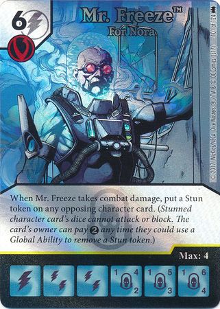 Mr Freeze For Nora Foil 101 124 Rare DC Dice Masters Batman Foil Singles Mr Freeze For Nora Foil 101 124 Rare DC Dice Masters Batman Foil Singles