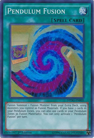 Pendulum Fusion DPDG EN005 Super Rare 1st Edition Pendulum Fusion DPDG EN005 Super Rare 1st Edition