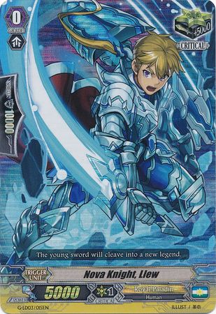 Nova Knight Llew G LD03 015EN Triple Rare RRR G Legend Deck 3 The Blaster Aichi Sendou Singles Nova Knight Llew G LD03 015EN Triple Rare RRR G Legend Deck 3 The Blaster Aichi Sendou Singles