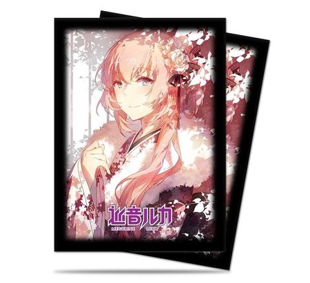 Ultra Pro Hatsune Miku Megurine Luka 50ct Standard Sized Sleeves UP84499 Ultra Pro Hatsune Miku Megurine Luka 50ct Standard Sized Sleeves UP84499