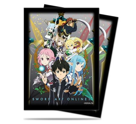 Ultra Pro SAO II Collection Excalibur 50ct Standard Sized Sleeves UP84817 Sleeves Ultra Pro SAO II Collection Excalibur 50ct Standard Sized Sleeves UP84817 Sleeves