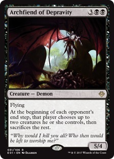Archfiend of Depravity 031 106 Archenemy Nicol Bolas Singles Archfiend of Depravity 031 106 Archenemy Nicol Bolas Singles