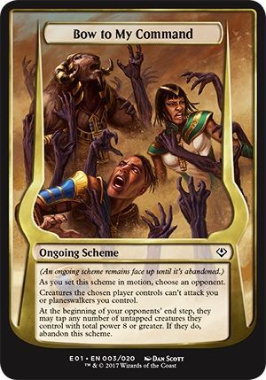 Bow to My Command Oversized Card Archenemy Nicol Bolas Singles Bow to My Command Oversized Card Archenemy Nicol Bolas Singles