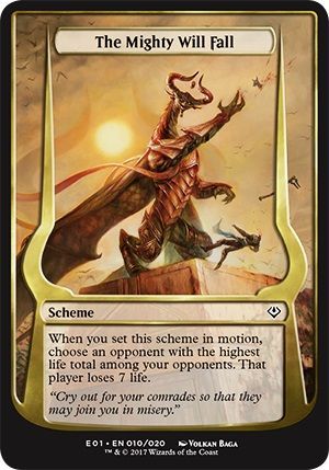 The Mighty Will Fall Oversized Card Archenemy Nicol Bolas Singles The Mighty Will Fall Oversized Card Archenemy Nicol Bolas Singles