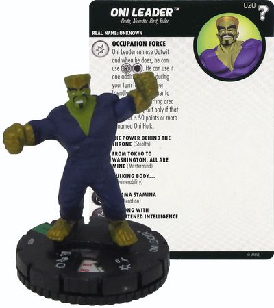 Oni Leader 020 15th Anniversary What if Marvel Heroclix Marvel 15th Anniversary What if Singles Oni Leader 020 15th Anniversary What if Marvel Heroclix Marvel 15th Anniversary What if Singles