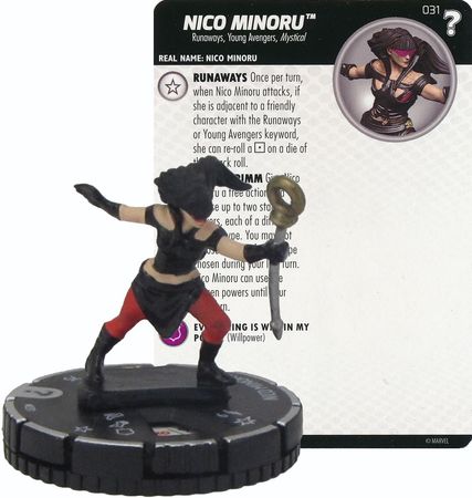 Nico Minoru 031 15th Anniversary What if Marvel Heroclix Nico Minoru 031 15th Anniversary What if Marvel Heroclix