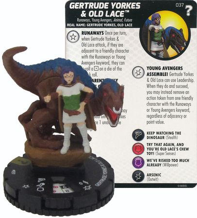 Gertrude Yorkes Old Lace 037 15th Anniversary What if Marvel Heroclix Gertrude Yorkes Old Lace 037 15th Anniversary What if Marvel Heroclix
