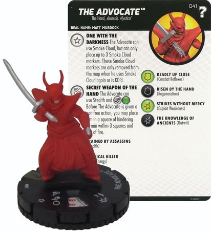 The Advocate 041 15th Anniversary What if Marvel Heroclix The Advocate 041 15th Anniversary What if Marvel Heroclix