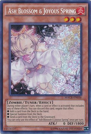 Ash Blossom & Joyous Spring - MACR-EN036 - Secret Rare Unlimited