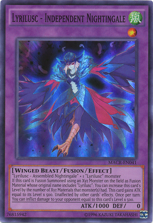 Yugioh MACR-EN041 Lyrilusc Independent Nightingale Assembled Deck Core 18 Cards