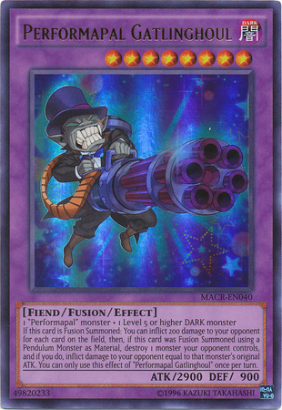 Performapal Gatlinghoul MACR EN040 Ultra Rare Unlimited Performapal Gatlinghoul MACR EN040 Ultra Rare Unlimited