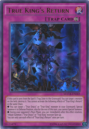 True King s Return MACR EN069 Ultra Rare Unlimited Maximum Crisis Unlimited Singles True King s Return MACR EN069 Ultra Rare Unlimited Maximum Crisis Unlimited Singles