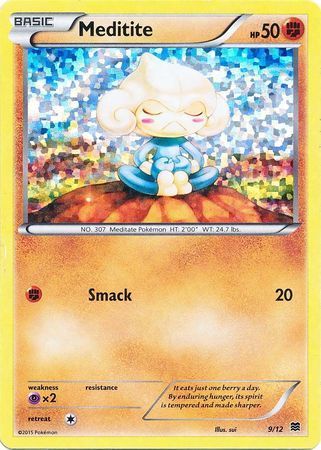 Meditite 9 12 McDonald s Holo Promo Meditite 9 12 McDonald s Holo Promo