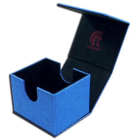 Legion Supplies Blue Hoard V2 Dragon Hide Deck Box LGNEDH202 Deck Boxes Gaming Storage Legion Supplies Blue Hoard V2 Dragon Hide Deck Box LGNEDH202 Deck Boxes Gaming Storage