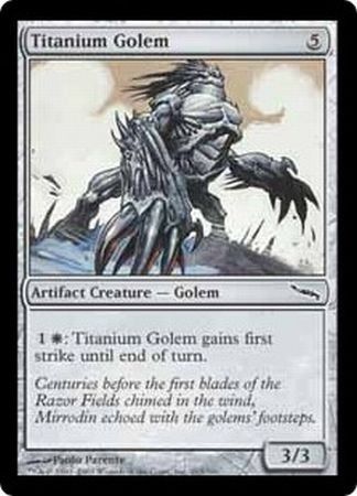 Titanium Golem Mirrodin Singles Titanium Golem Mirrodin Singles
