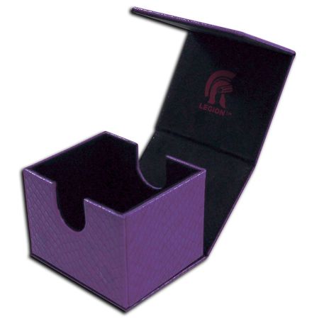 Legion Supplies Purple Hoard V2 Dragon Hide Deck Box LGNEDH203 Deck Boxes Gaming Storage Legion Supplies Purple Hoard V2 Dragon Hide Deck Box LGNEDH203 Deck Boxes Gaming Storage