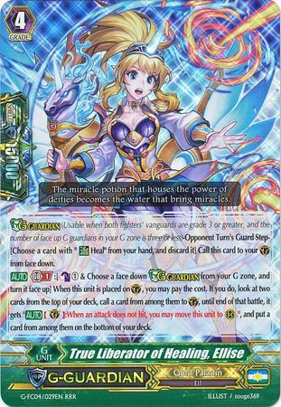 True Liberator of Healing Ellise G FC04 029EN Triple Rare RRR True Liberator of Healing Ellise G FC04 029EN Triple Rare RRR